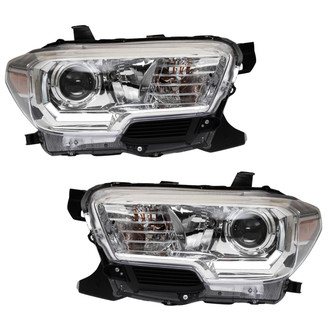 TRQ® - Driver and Passenger Side Replacement Headlights