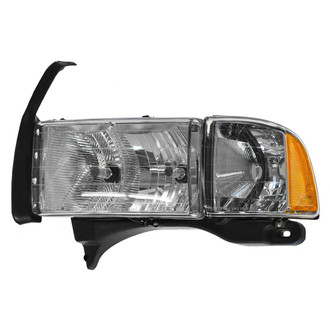 TRQ® - Driver Side Replacement Headlight