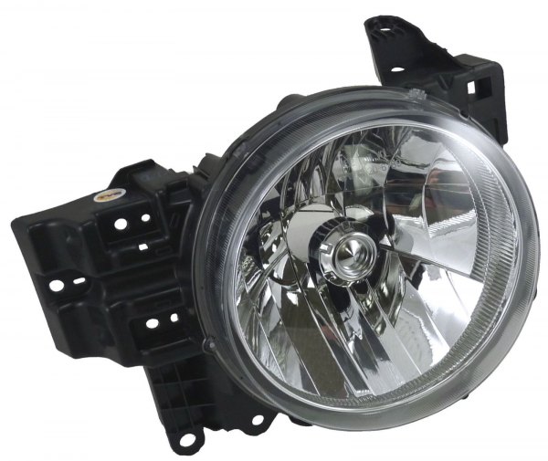 TRQ® - Passenger Side Chrome Factory Style Headlight