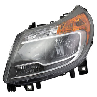 TRQ® - Driver Side Replacement Headlight