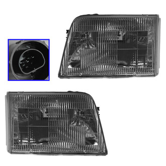 TRQ® - Replacement Headlight