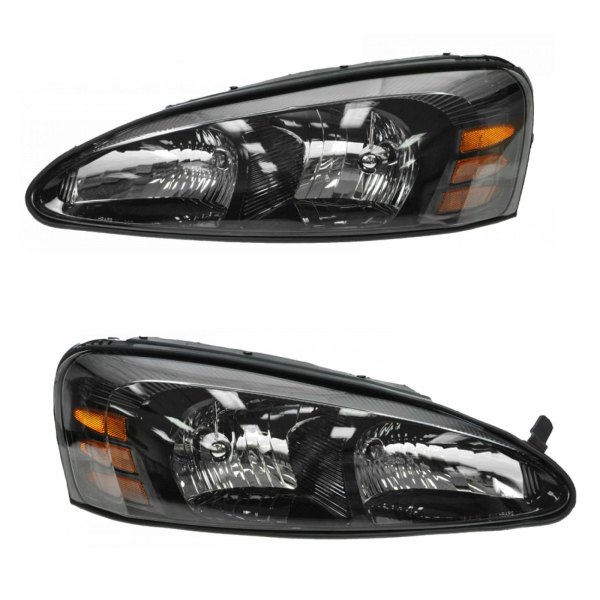 TRQ® - Black Factory Style Headlights