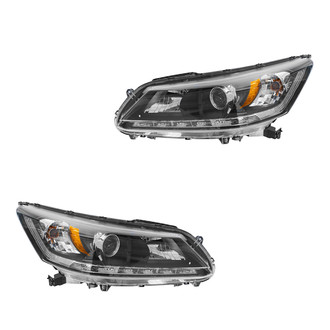 TRQ® - Driver and Passenger Side Replacement Headlights