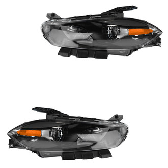 TRQ® - Driver and Passenger Side Replacement Headlights
