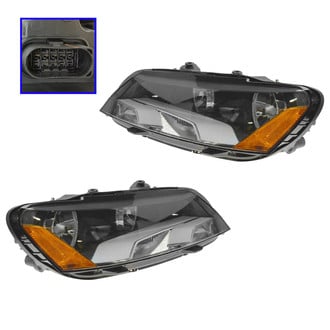 TRQ® - Replacement Headlight