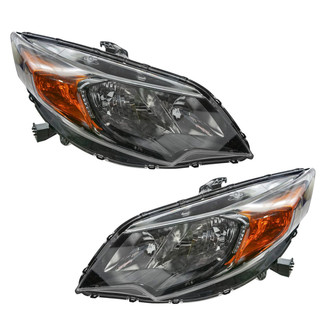 TRQ® - Driver and Passenger Side Replacement Headlights