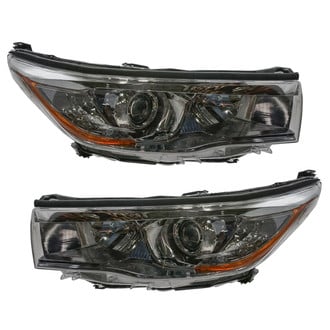 TRQ® - Driver and Passenger Side Replacement Headlights