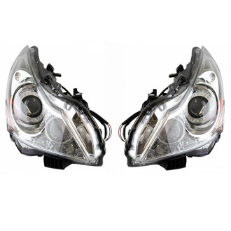 TRQ® - Driver and Passenger Side Replacement Headlights