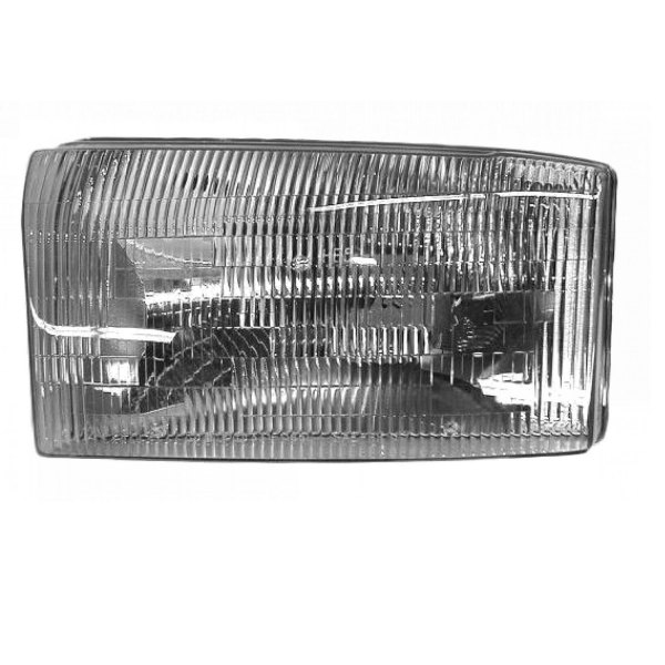 TRQ® - Driver Side Chrome Factory Style Headlight