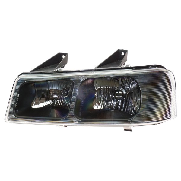 TRQ® - Driver Side Black Factory Style Headlight