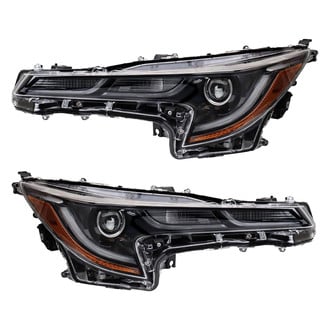 TRQ® - Driver and Passenger Side Replacement Headlights