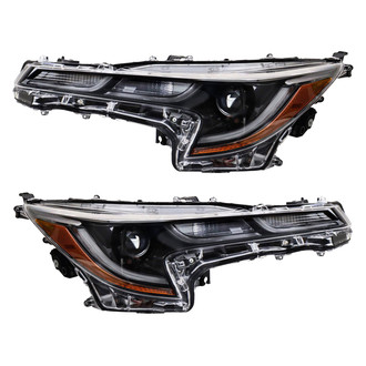 TRQ® - Driver and Passenger Side Replacement Headlights