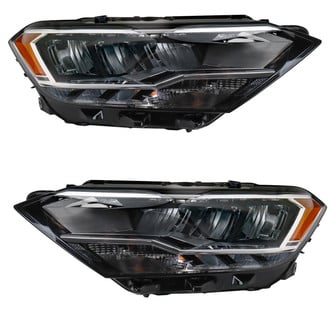 TRQ® - Driver and Passenger Side Replacement Headlights