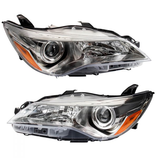 TRQ® - Chrome Factory Style With Projector Headlights