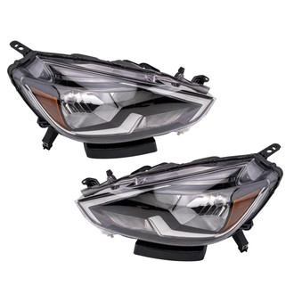 TRQ® - Driver and Passenger Side Replacement Headlights