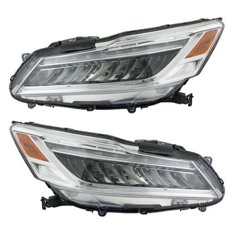 TRQ® - Driver and Passenger Side Replacement Headlights