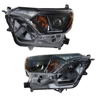 TRQ® - Driver and Passenger Side Replacement Headlights
