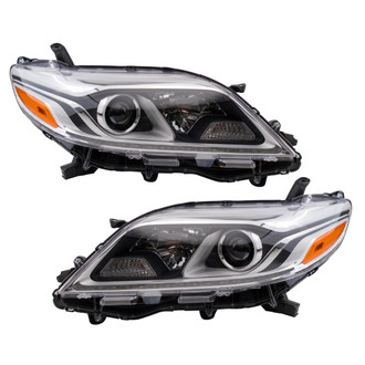 TRQ® - Driver and Passenger Side Replacement Headlights