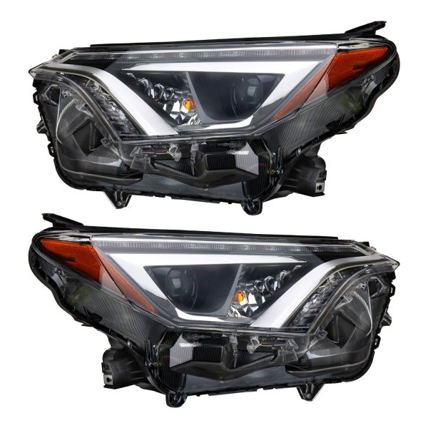 TRQ® - Black Factory Style Projector LED Headlights