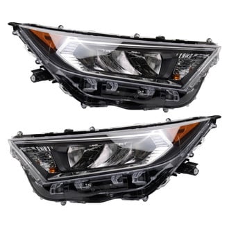 TRQ® - Driver and Passenger Side Replacement Headlights