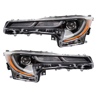 TRQ® - Driver and Passenger Side Replacement Headlights