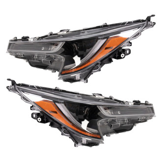TRQ® - Driver and Passenger Side Replacement Headlights