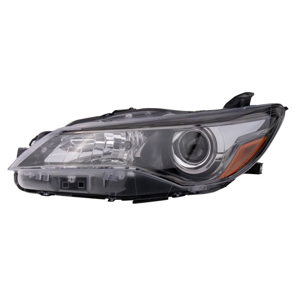 TRQ® - Driver Side Black/Chrome Factory Style Projector Headlight