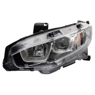 TRQ® - Driver Side Replacement Headlight