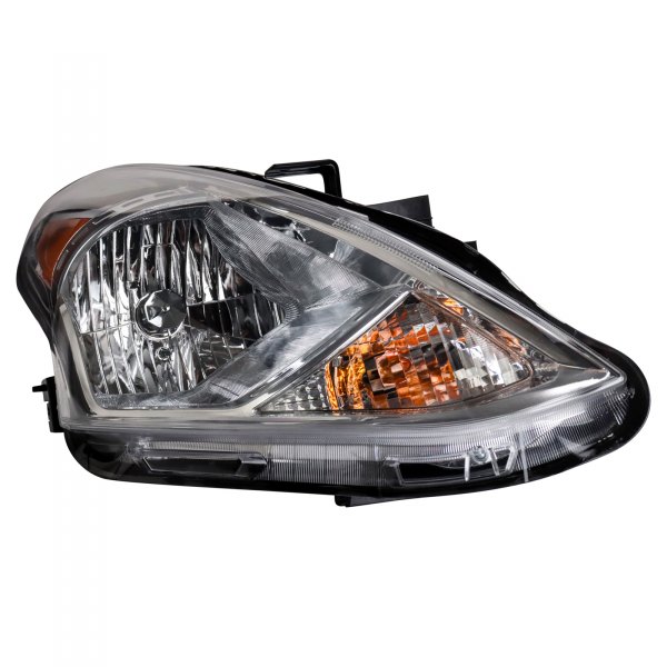 TRQ® - Passenger Side Chrome Headlight