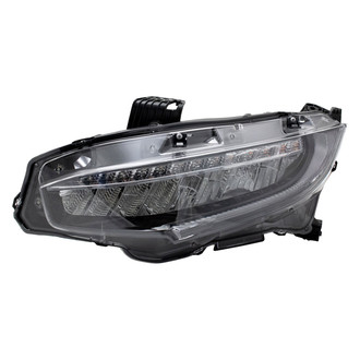 TRQ® - Driver Side Replacement Headlight