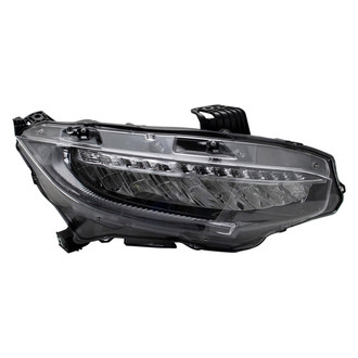 TRQ® - Passenger Side Replacement Headlight