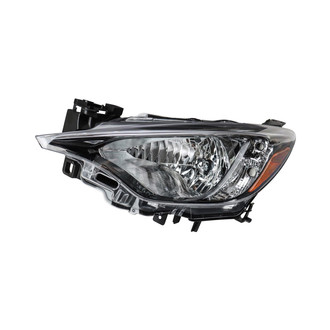 TRQ® - Driver Side Replacement Headlight