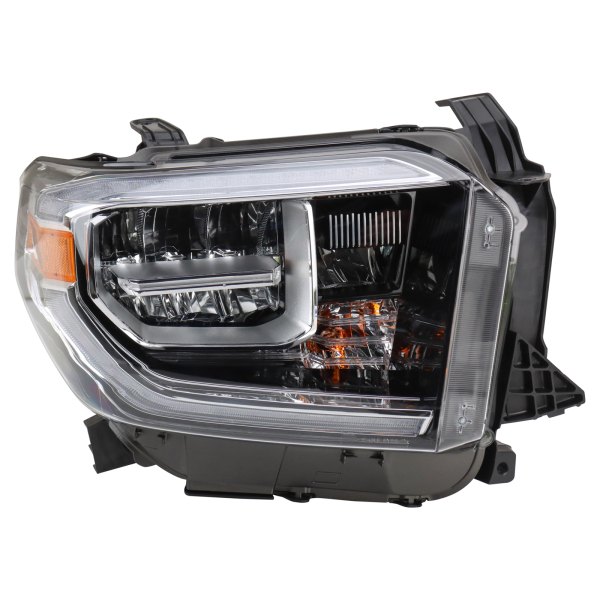 TRQ® - Passenger Side Black Factory Style LED Headlight