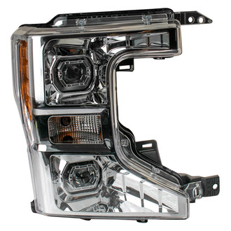 TRQ® - Passenger Side Chrome Projector Headlight