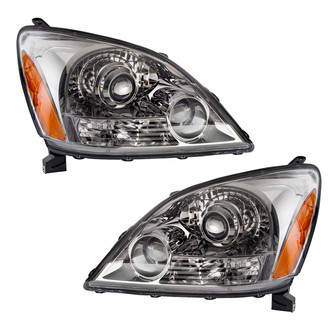 TRQ® HLA90500 - Driver and Passenger Side Replacement Headlights