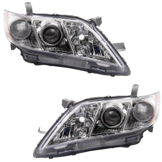TRQ® - Driver and Passenger Side Replacement Headlights
