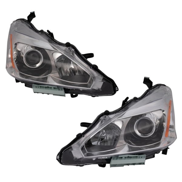 TRQ® - Chrome Factory Style Projector Headlights