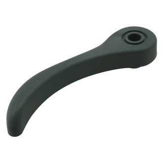 TRQ® - Front Driver Side Seat Back Recliner Adjustment Handle, Ebony