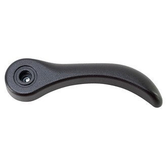 TRQ® - Front Passenger Side Seat Back Recliner Adjustment Handle, Black