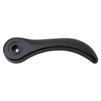 TRQ® - Front Passenger Side Seat Back Recliner Adjustment Handle, Black