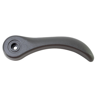 TRQ® - Front Passenger Side Seat Back Recliner Adjustment Handle, Black