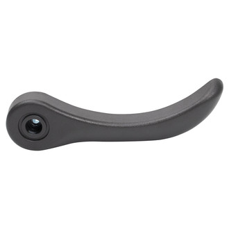 TRQ® - Front Driver Side Seat Back Recliner Adjustment Handle, Black