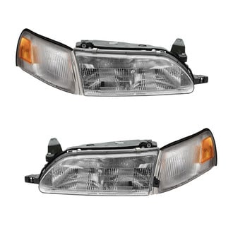 TRQ® - Driver and Passenger Side Replacement Headlights