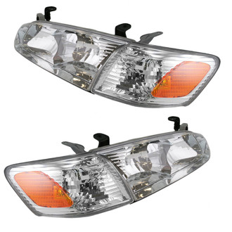 TRQ® - Driver and Passenger Side Replacement Headlights