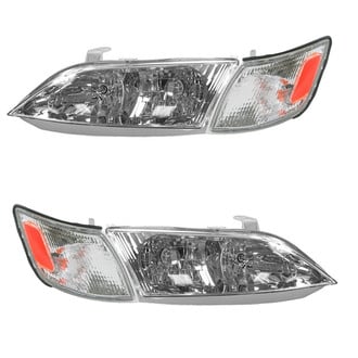 TRQ® - Driver and Passenger Side Replacement Headlights