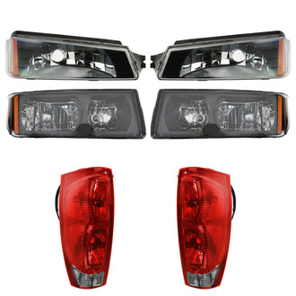 TRQ® - Driver and Passenger Side Replacement Headlights