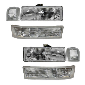 TRQ® - Driver and Passenger Side Replacement Headlights