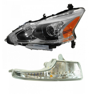 TRQ® LKA02494 - Driver Side Replacement Headlight
