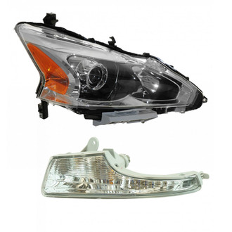 TRQ® LKA02495 - Passenger Side Replacement Headlight