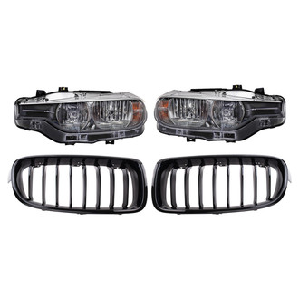 TRQ® - Driver and Passenger Side Replacement Headlight